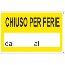 chiuso per ferie chiuso per ferie 4